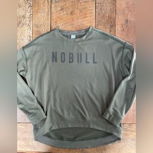Women’s Nobull olive green sweatshirt size S/M